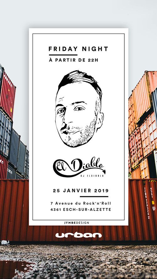DJ Eldiablo - Flyer - Urban