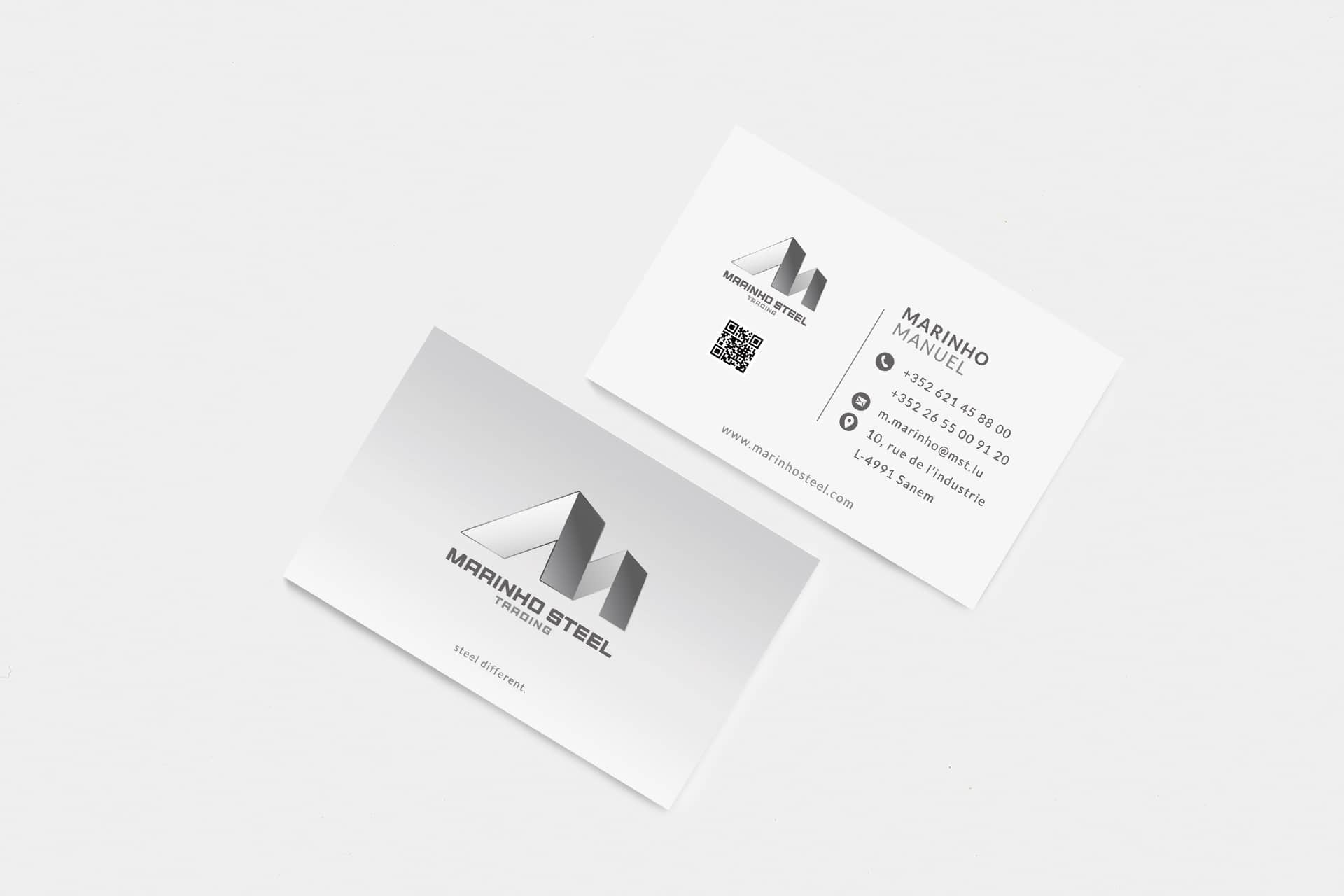 Marinho Steel - Business Cards