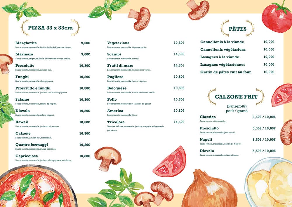 Napule Ãˆ - Brochure Tri-fold - Inside