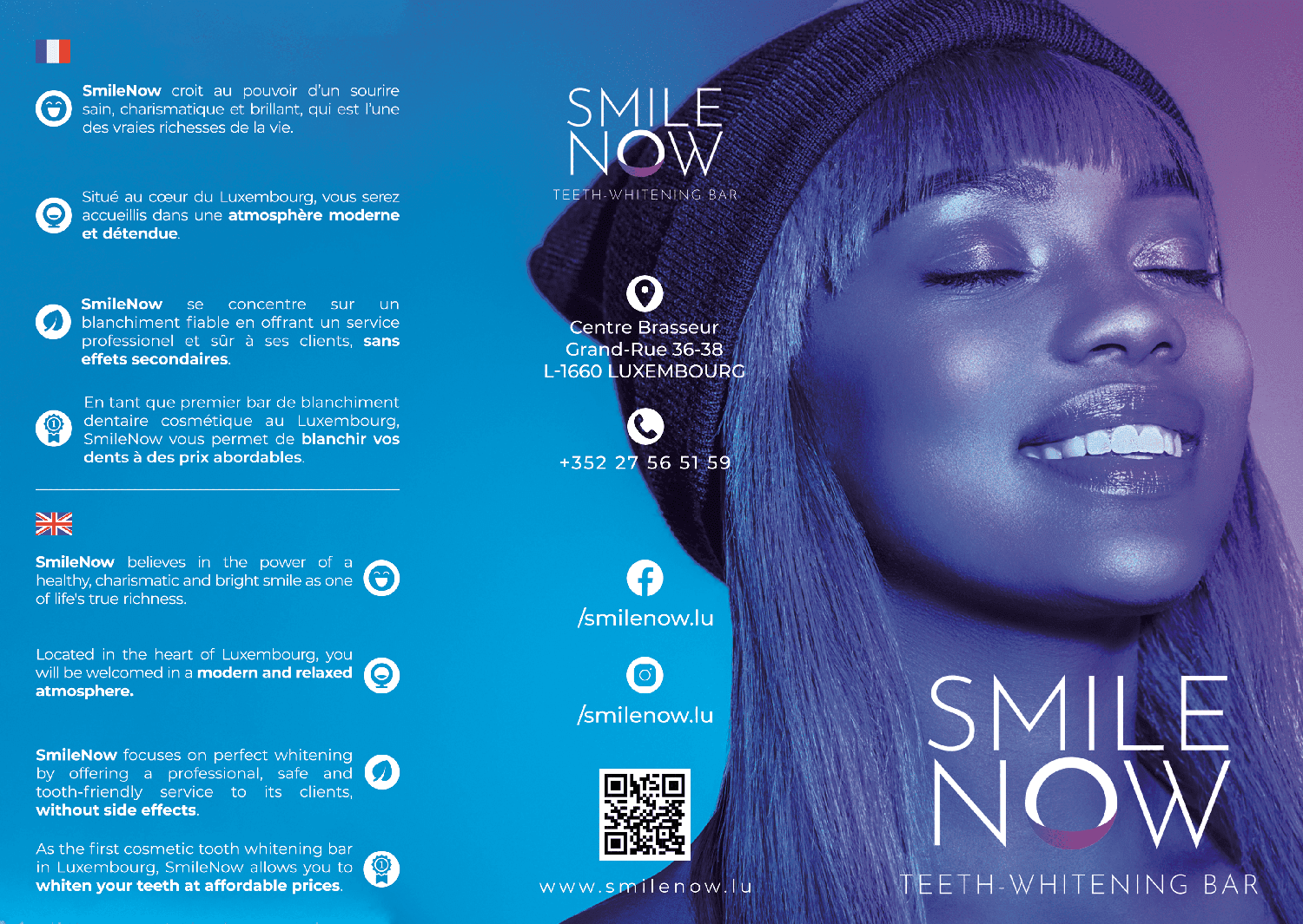 SmileNow - Flyer - Tri Fold - Back