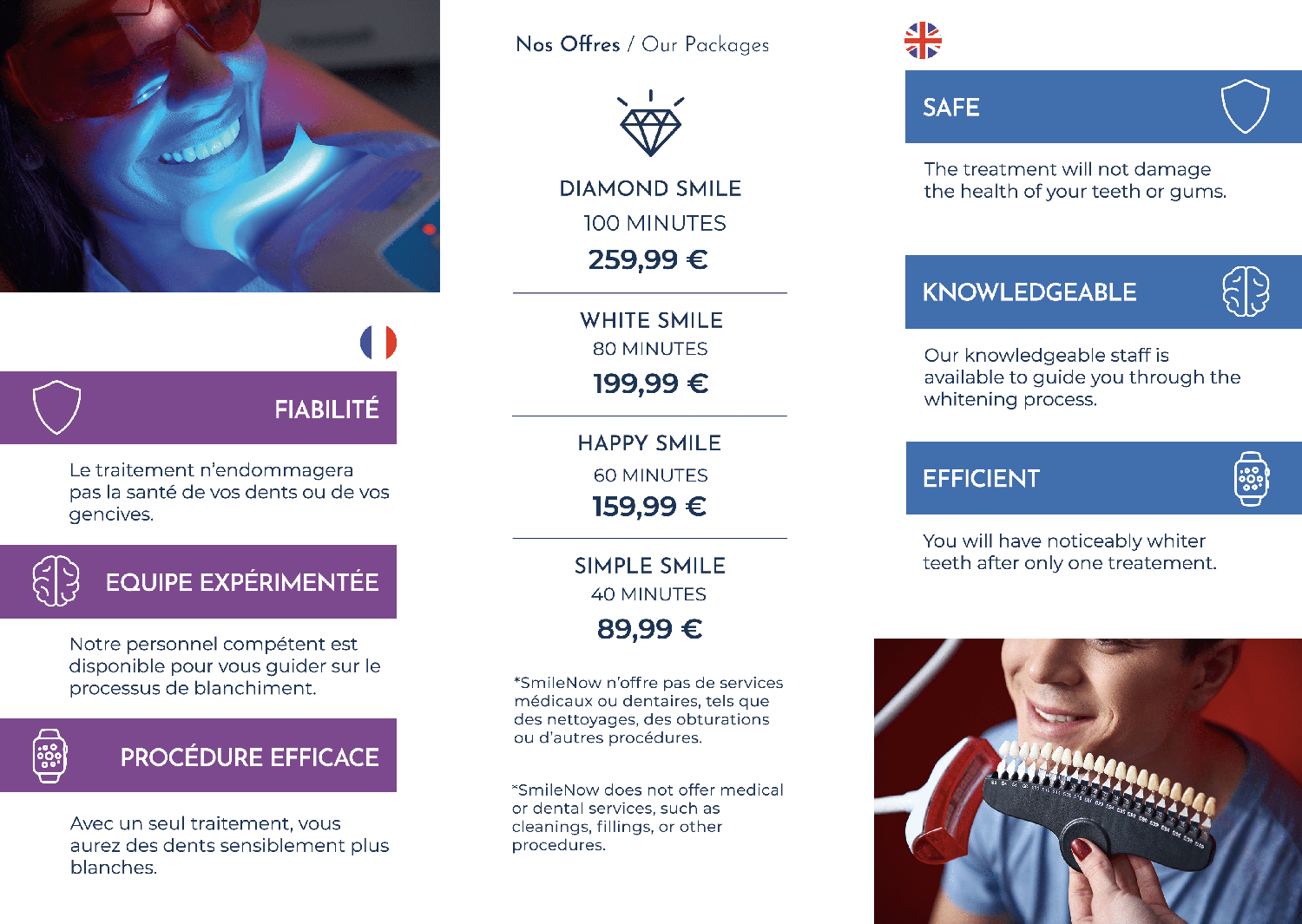 SmileNow - Flyer - Tri Fold - Front